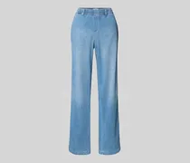 Wide Leg Jeans mit elastischem Bund