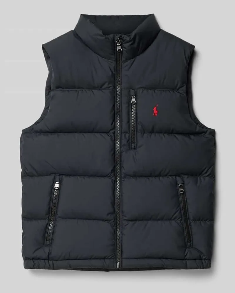 Ralph Lauren Steppweste mit Logo-Stitching Black
