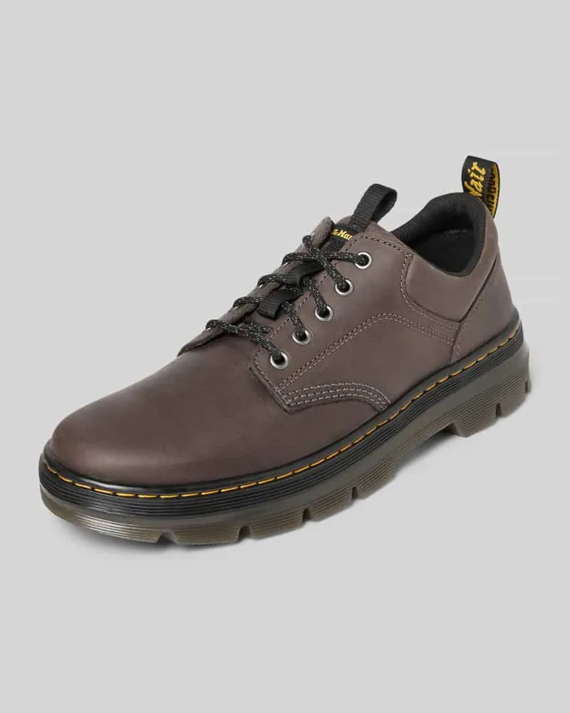 Dr.Martens Schnürschuhe mit Label-Detail Anthrazit
