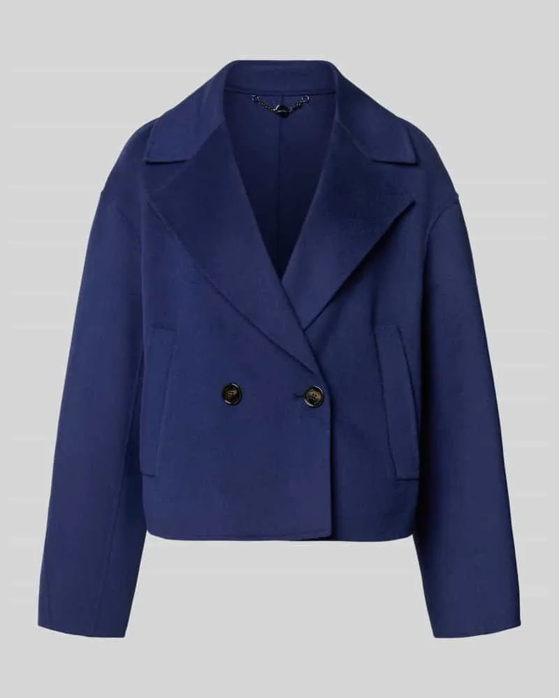Marc Cain Relaxed Fit Jacke aus reiner Wolle Royal
