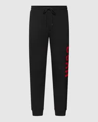 HUGO BOSS Sweatpants mit Label-Print Modell 'Dutschi Black