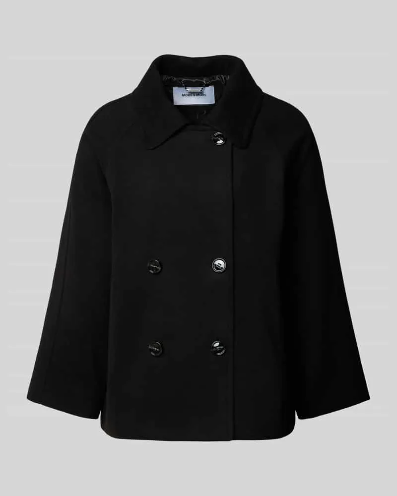 More & More Relaxed Fit Jacke mit Viskose-Anteil Black