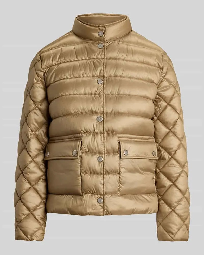 Ralph Lauren Regular Fit Steppjacke mit aufgesetzten Taschen Sand