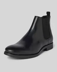 Jack & Jones Chelsea Boots aus Leder Modell 'WARGO Black