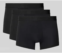 Boxershorts mit elastischem Label-Bund im 3er-Pack