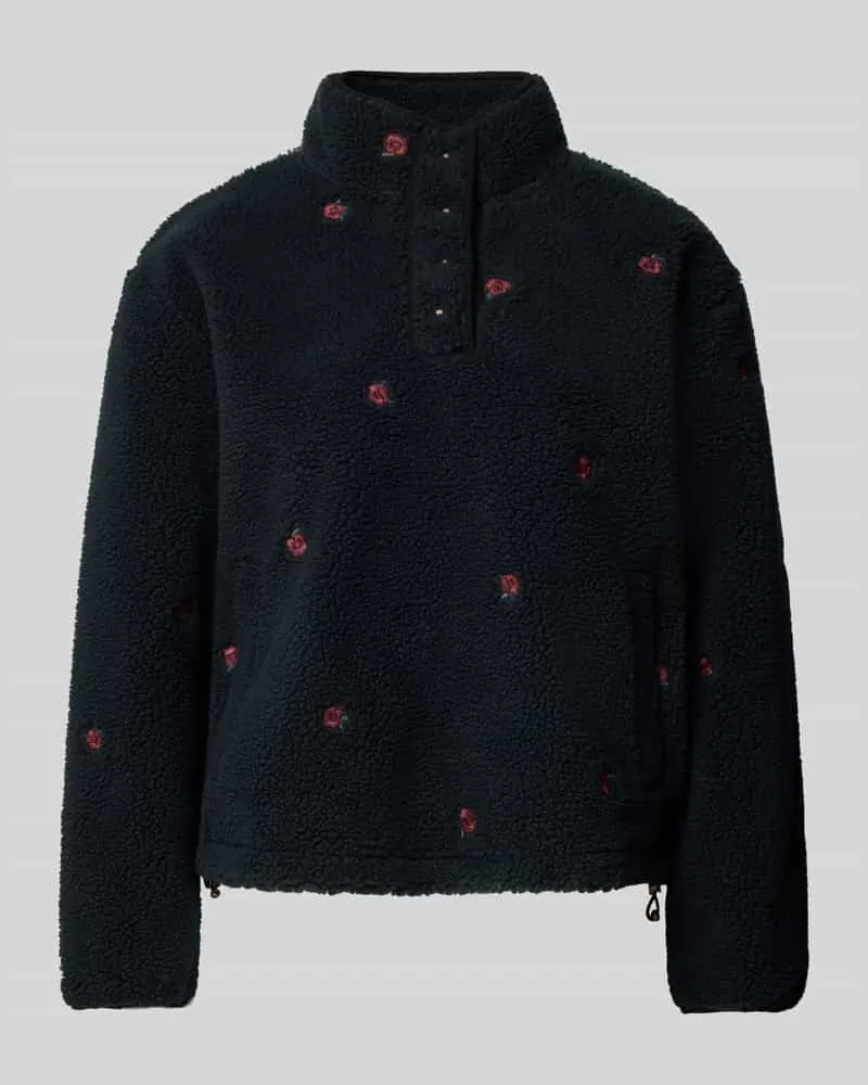 Levi's Sweatshirt mit Stehkragen Modell 'KASEY Black