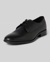 HUGO BOSS Derby-Schuhe aus Leder Modell 'Colby Black