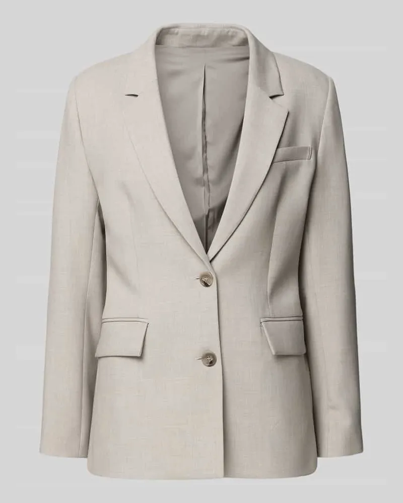 Selected Regular Fit Blazer mit Viskose-Anteil Modell 'RITA Beige