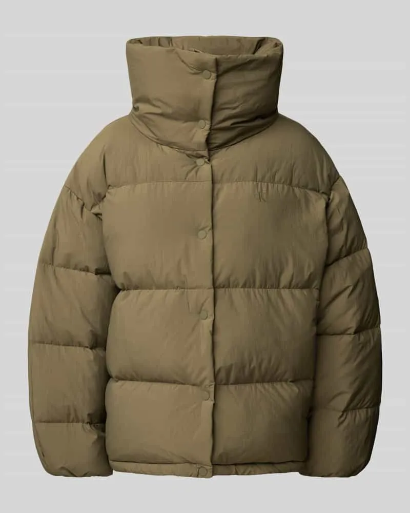 Calvin Klein Relaxed Fit Steppjacke mit Daunen-Feder-Füllung Mittelbraun