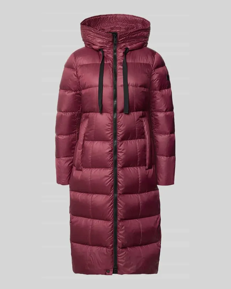 Peuterey Mantel mit Kapuze Modell 'NUNKI Bordeaux