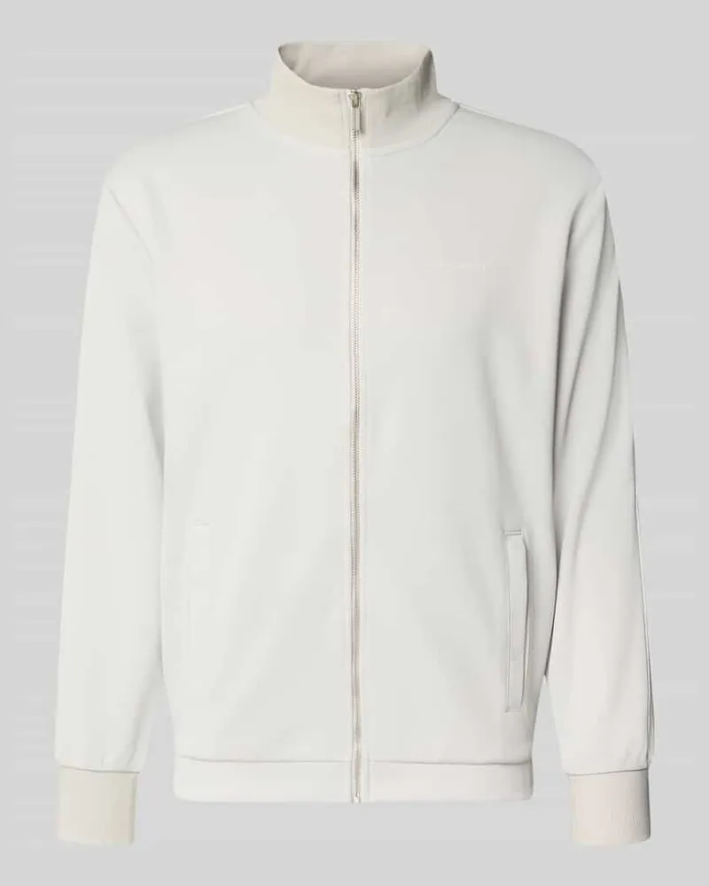 PEGADOR Jacke mit Stehkragen und Eingrifftaschen Modell 'Viro Hellgrau