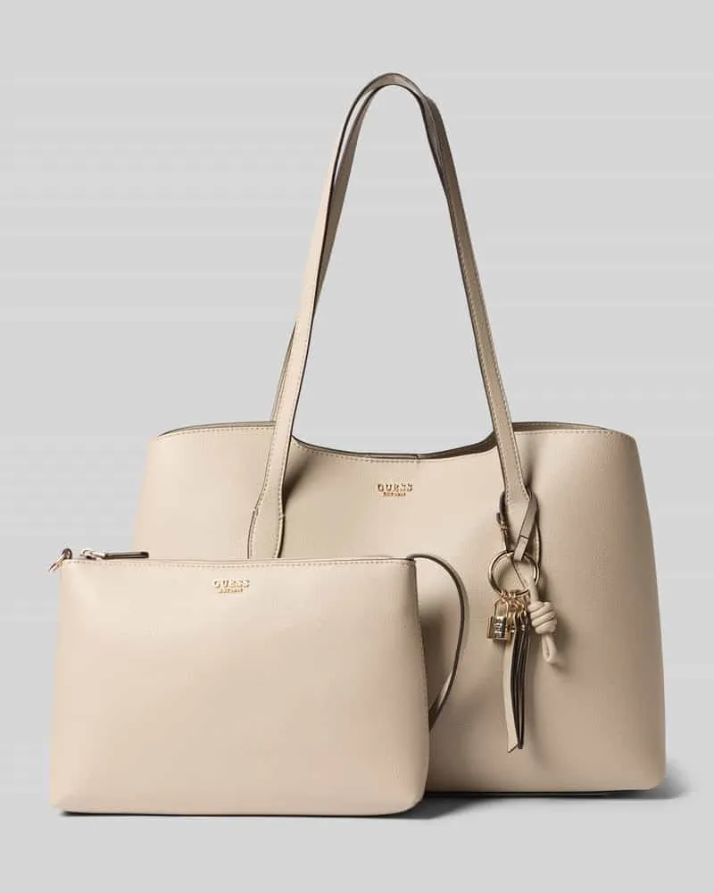 Guess 2-in Shopper mit herausnehmbarer Innentasche Stein