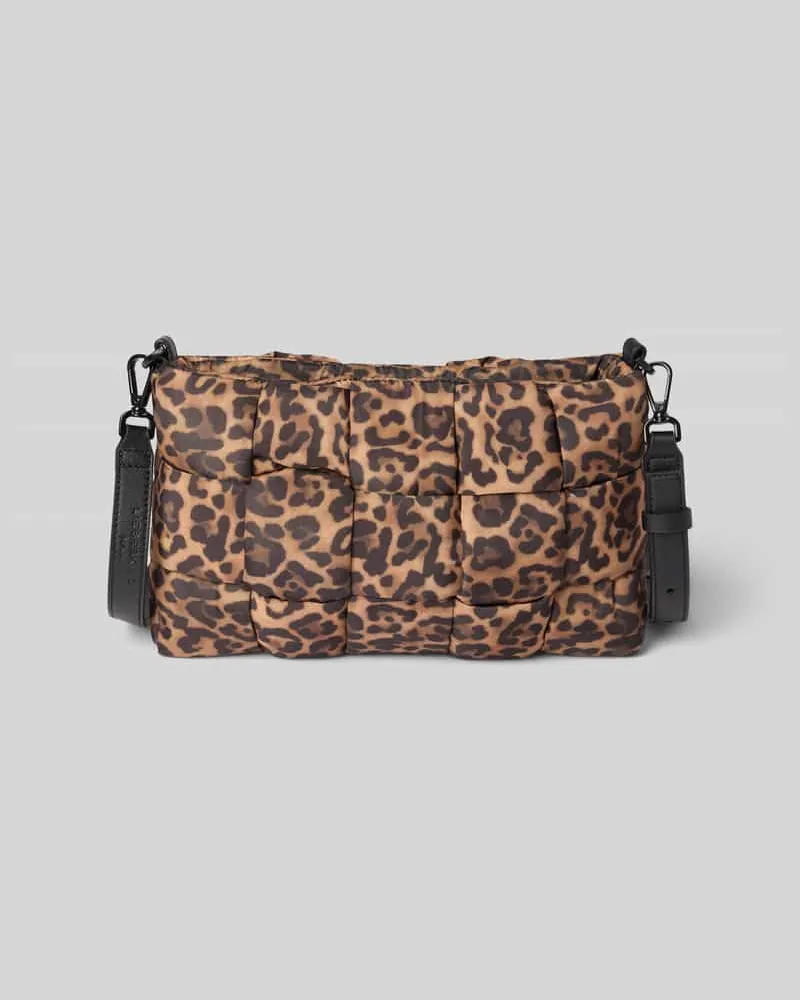 Liebeskind Crossbody Bag in Stepp-Optik Modell 'Weaved Mittelbraun