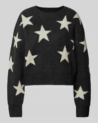 Tommy Hilfiger Strickpullover mit überschnittenen Schultern Black