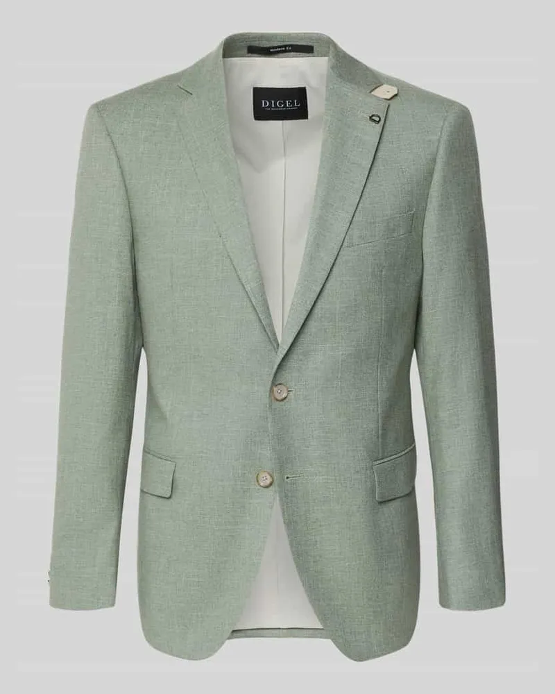 Digel Modern Fit 2-Knopf-Sakko mit Pattentaschen Modell 'Ezzo Gruen