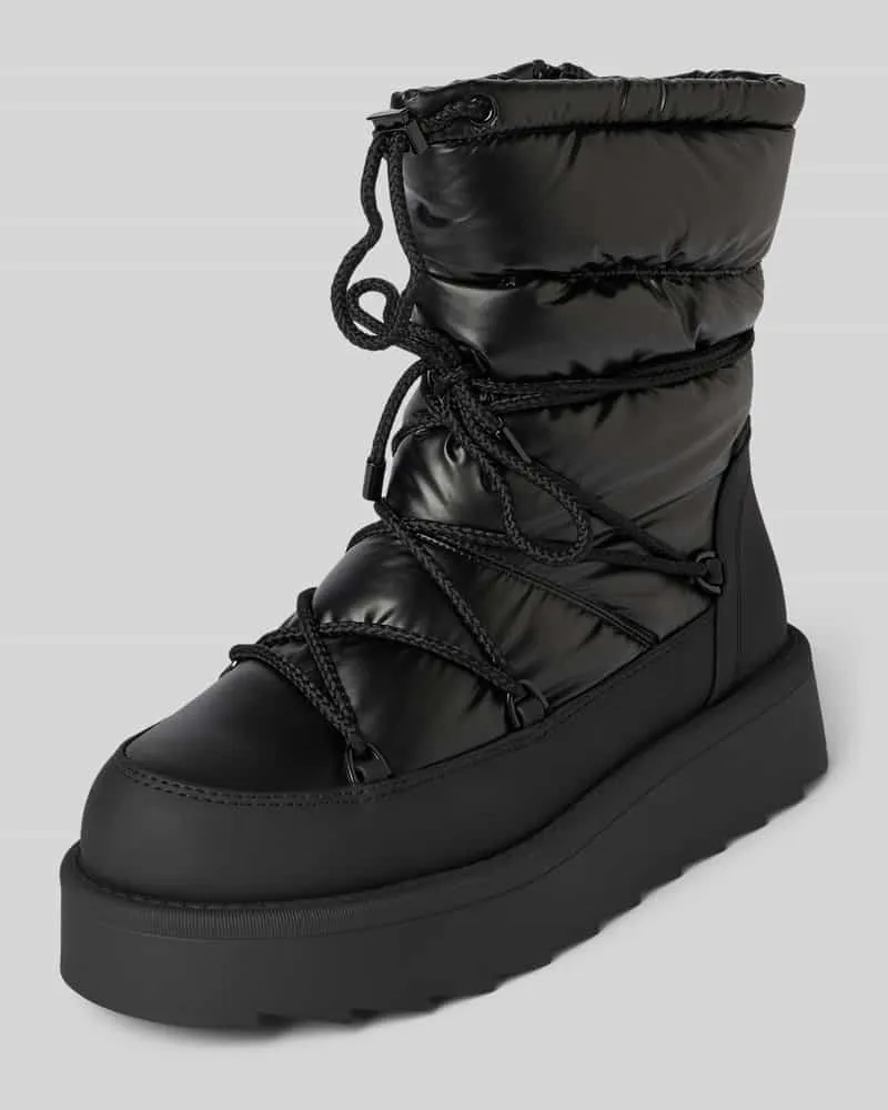 Tamaris Boots aus wasserabweisendem Material Black