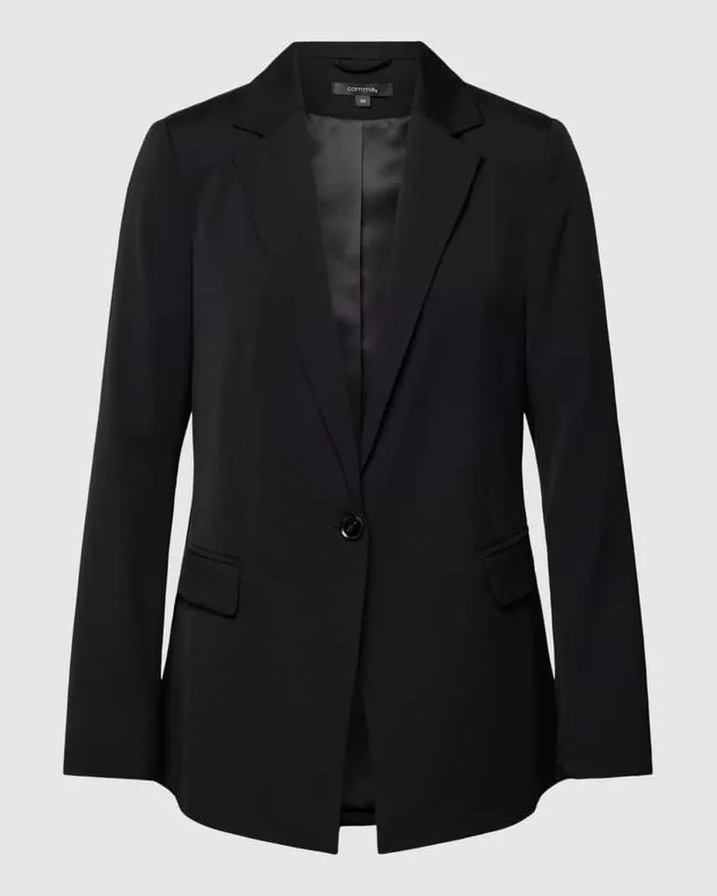 COMMA Blazer mit Knopfverschluss Black