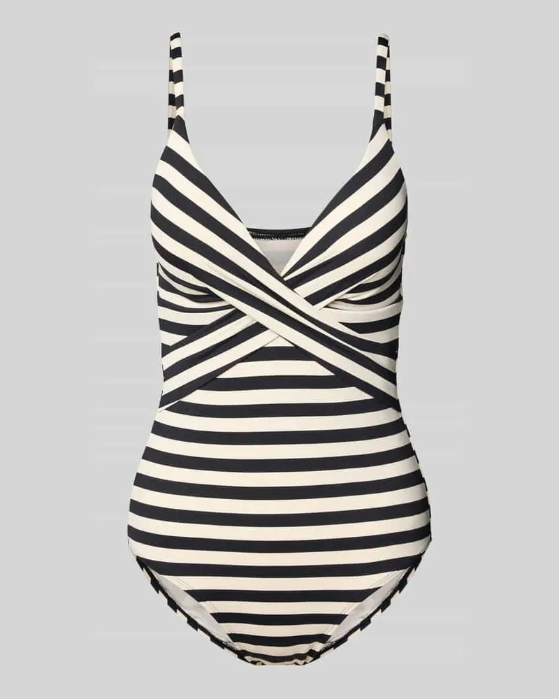 Barts Badeanzug mit tiefem V-Ausschnitt Modell 'YADBOR Black