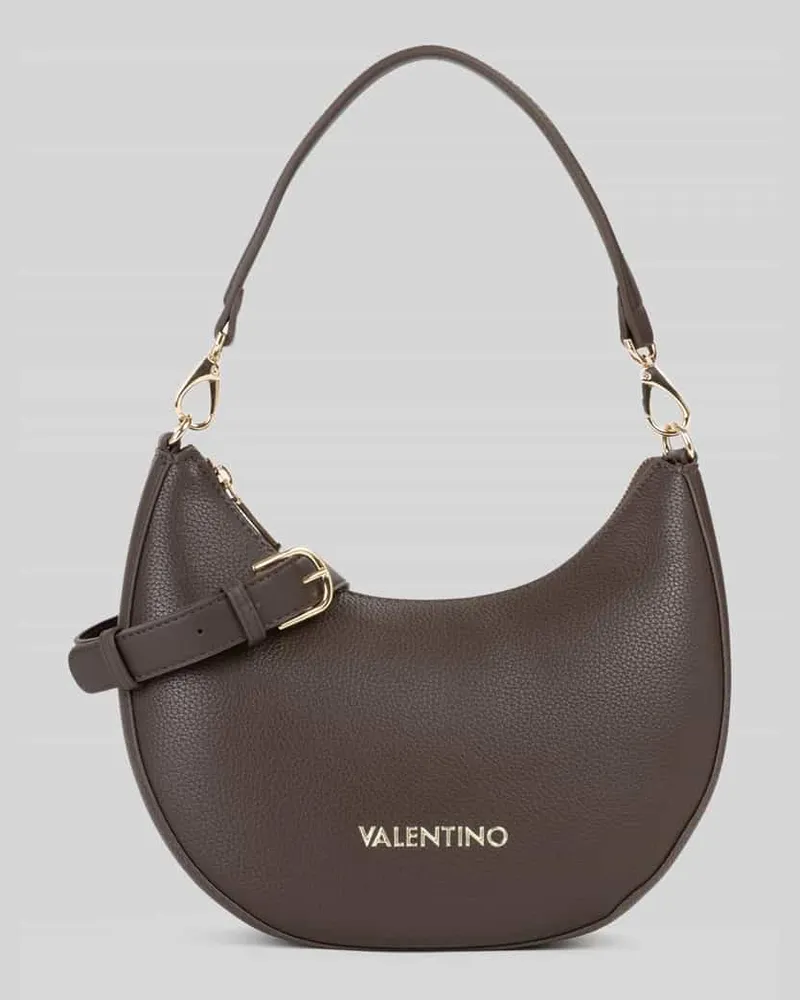 Valentino Bags Umhängetasche mit abnehmbaren Schulterriemen Dunkelbraun