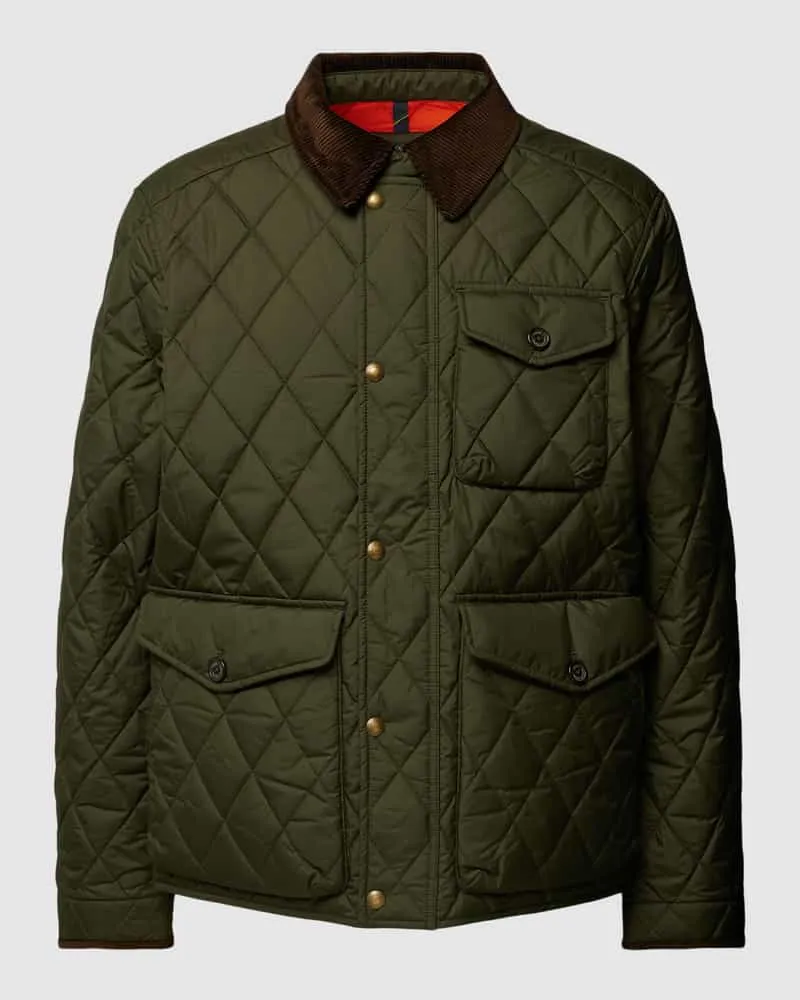 Ralph Lauren Steppjacke mit Umlegekragen Modell 'BEATON Oliv