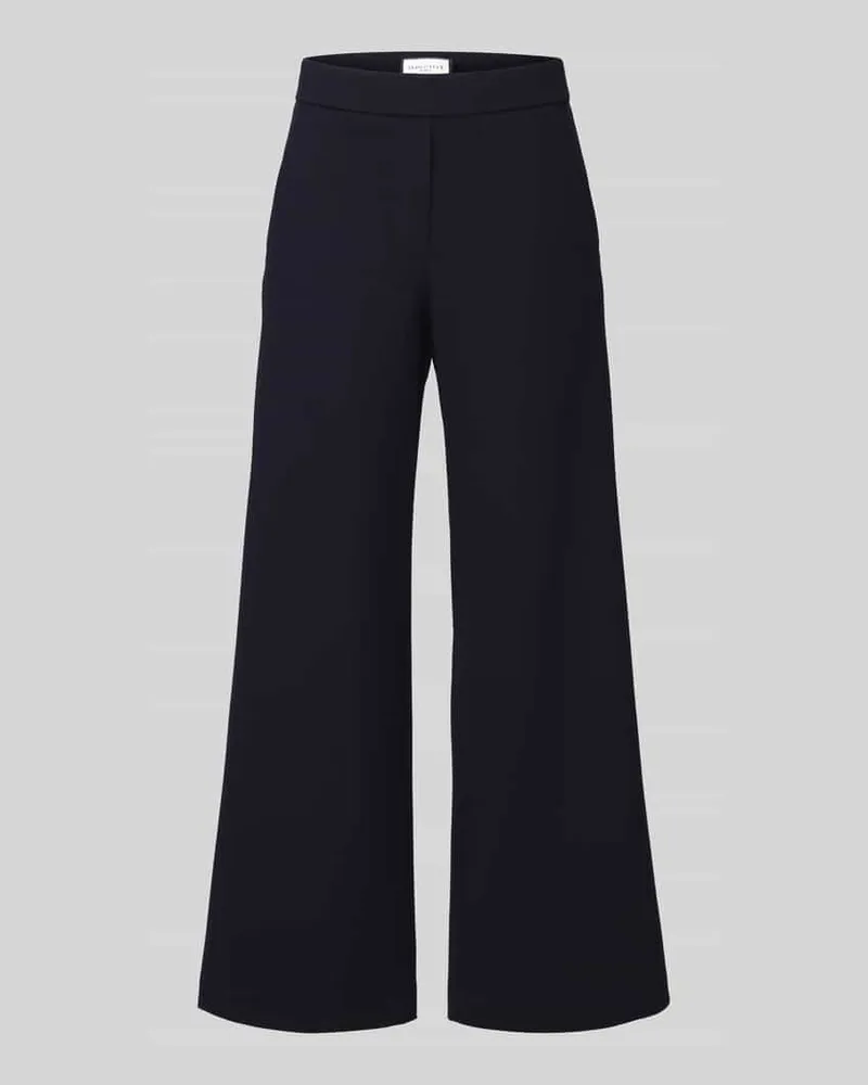 SEDUCTIVE  Regular Fit Weite Hose aus Viskose-Mix Modell 'NALEY Marine