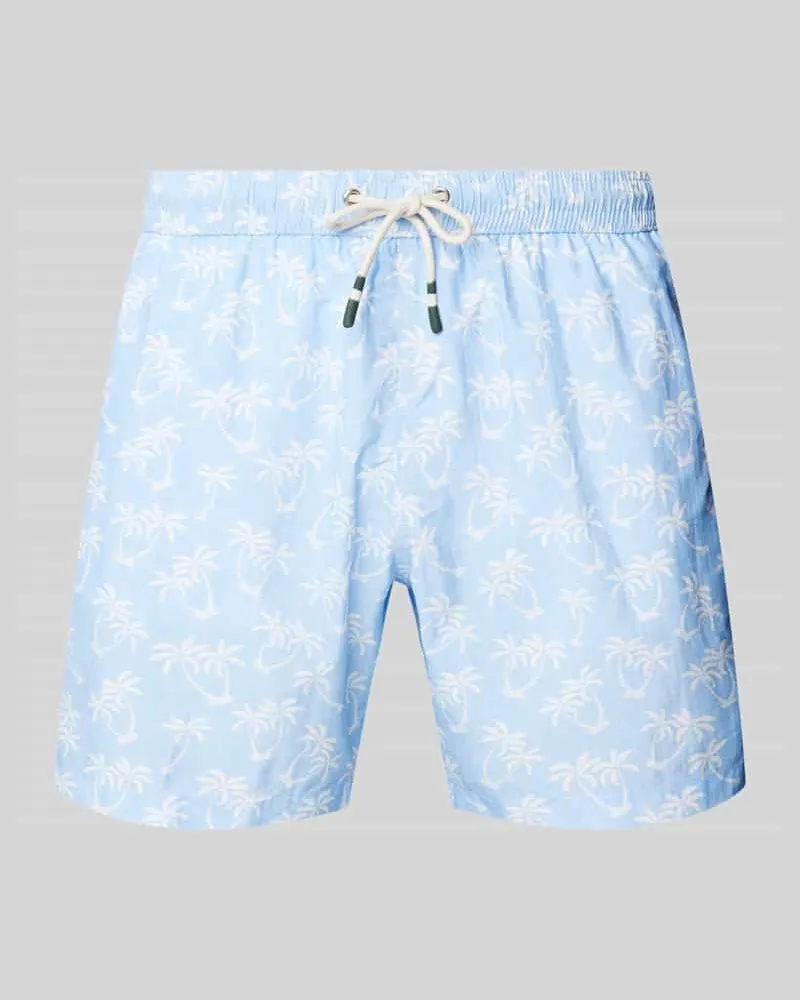Hartford Badehose mit elastischem Bund Hellblau