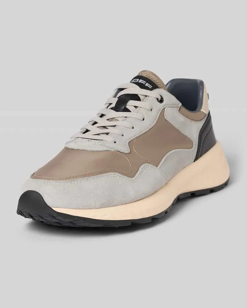 HOFF Sneaker mit Label-Details Modell 'City Hellgrau
