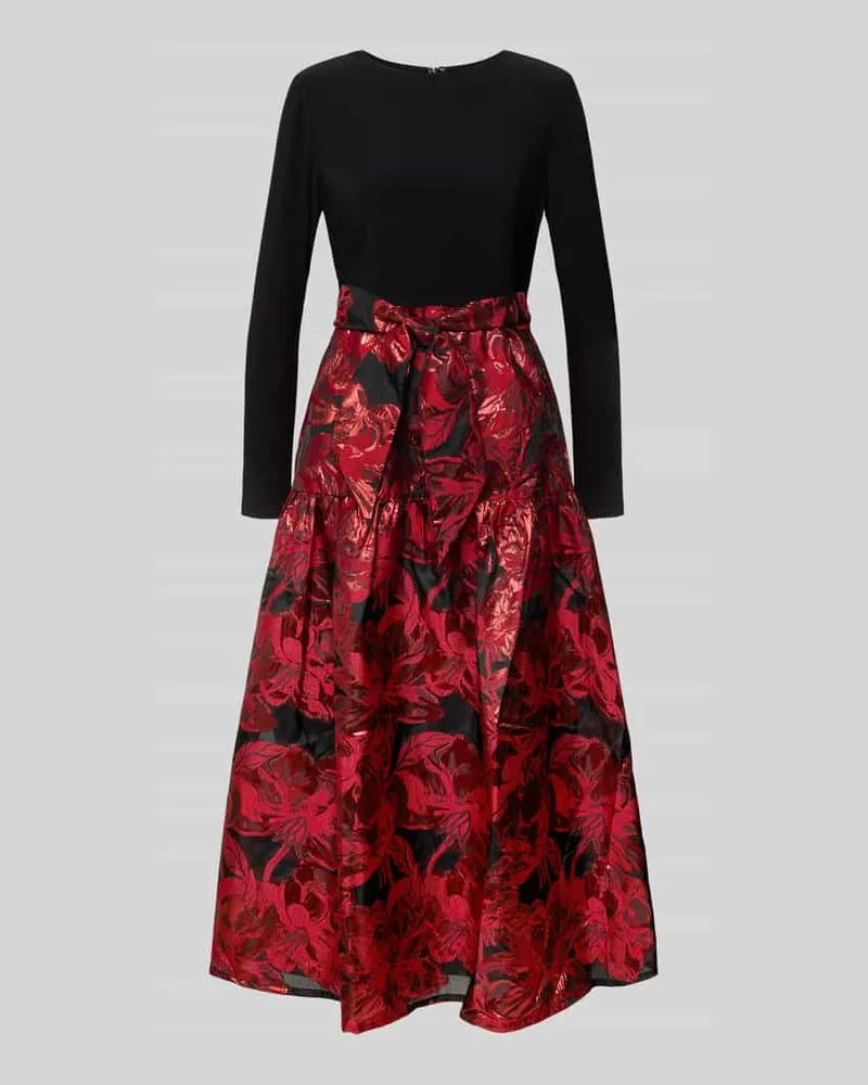 Adrianna Papell Abendkleid im 2-in-1-Look Rot