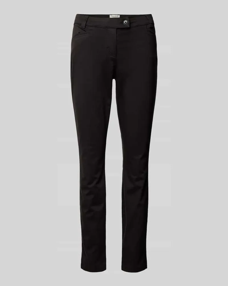 Marc O'Polo Stoffhose mit Eingrifftaschen Black