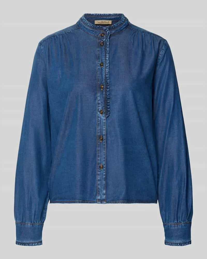 Smith & Soul Jeansbluse aus Lyocell-Mix Jeansblau