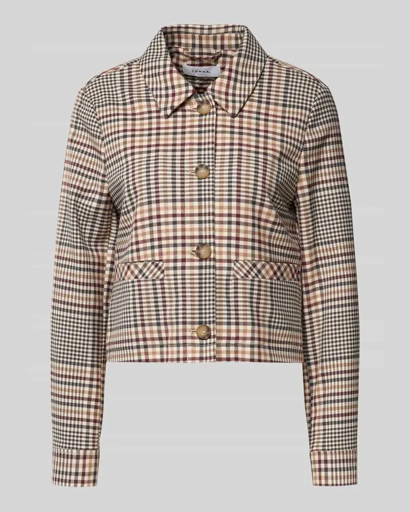 COMMA Blazer mit Knopfleiste Beige