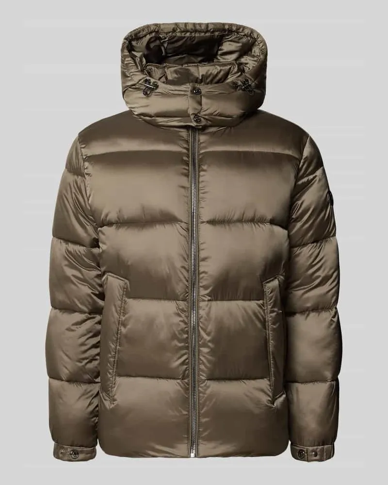 JOOP! Bomberjacke mit abnehmbarer Kapuze Modell 'JO-400Maddow Oliv
