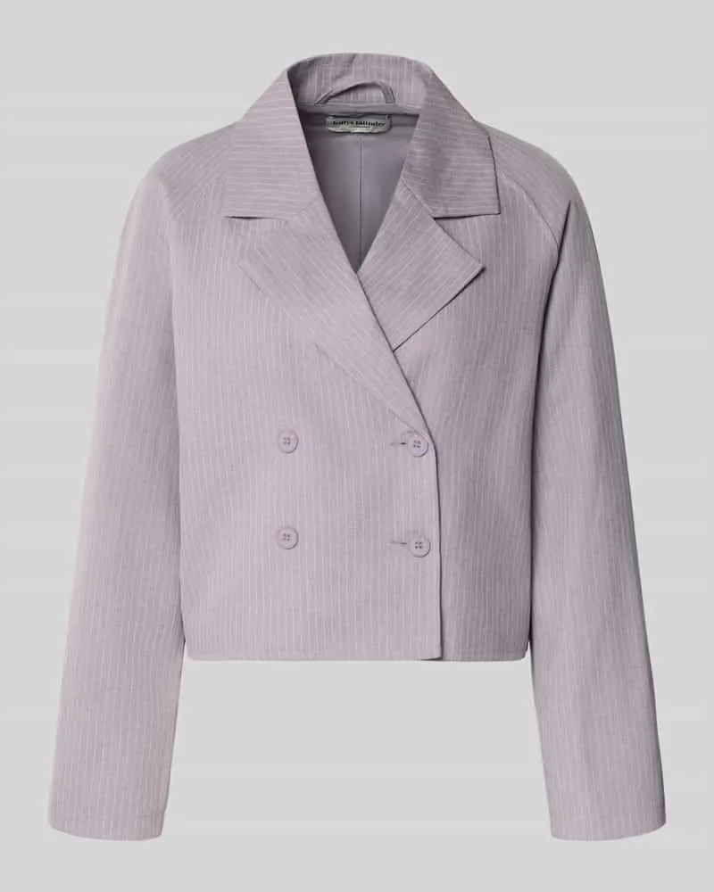 Lollys Laundry Regular Fit Blazer mit Reverskragen Modell 'Amiri Flieder