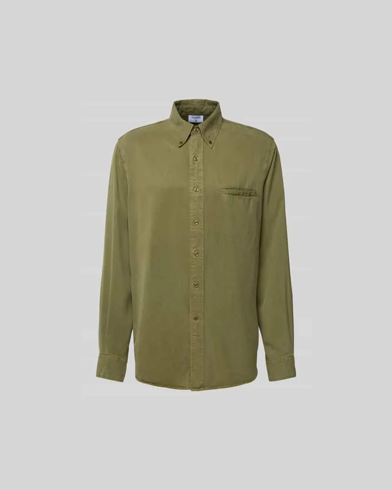 Filippa K Freizeithemd aus reinem Lyocell Ocean