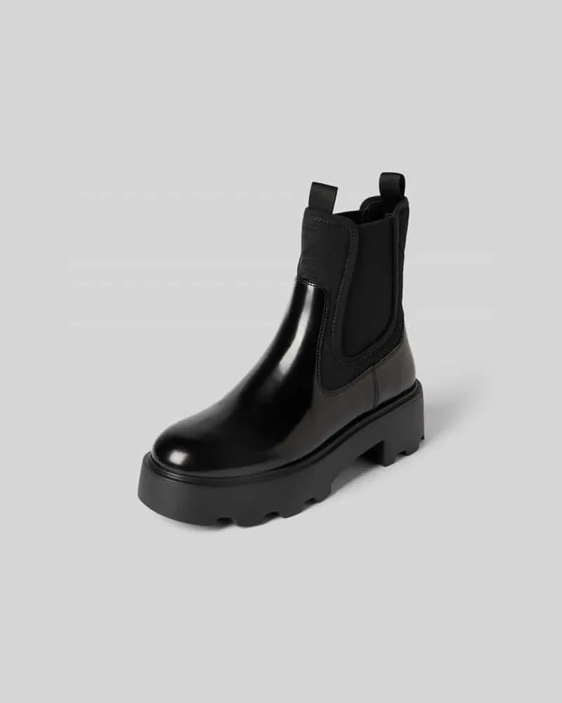Tory Burch Chelsea Boots mit Logo-Prägung Black
