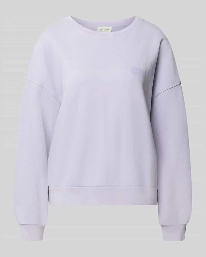 American Vintage Relaxed Fit Sweatshirt aus reiner Baumwolle Modell 'JITBAY Flieder