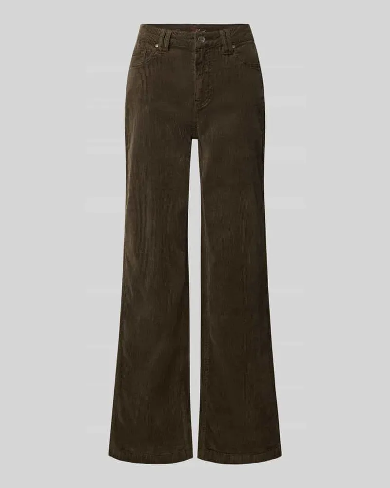 Buena Vista Straight Fit Cordhose aus Baumwoll-Mix Schoko