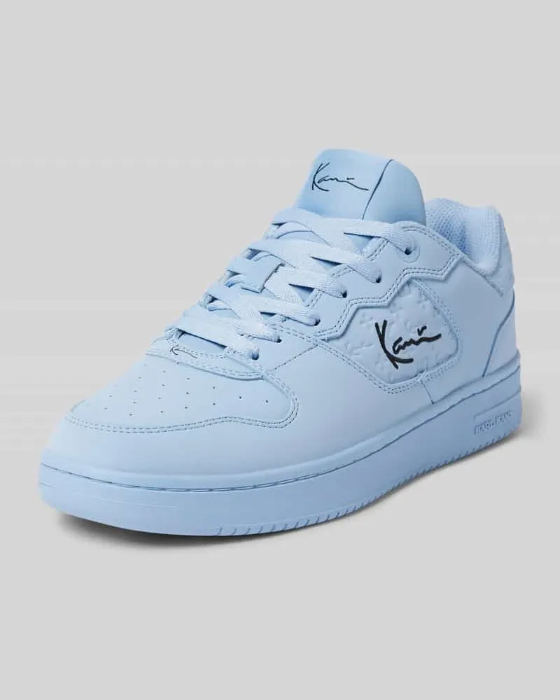 Karl Kani Sneaker mit Label-Stitching Hellblau