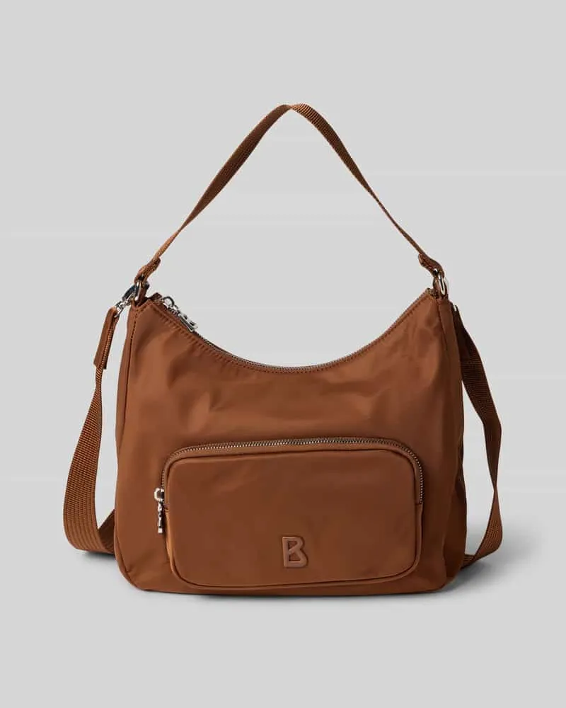 Bogner Handtasche mit Logo-Detail Modell 'Verbier Mittelbraun