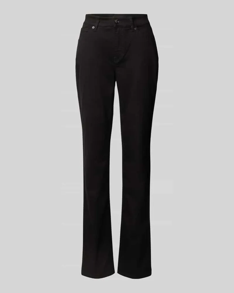 MAC Jeans Bootcut Fit Jeans mit Stretch-Anteil Modell 'MELANIE Black