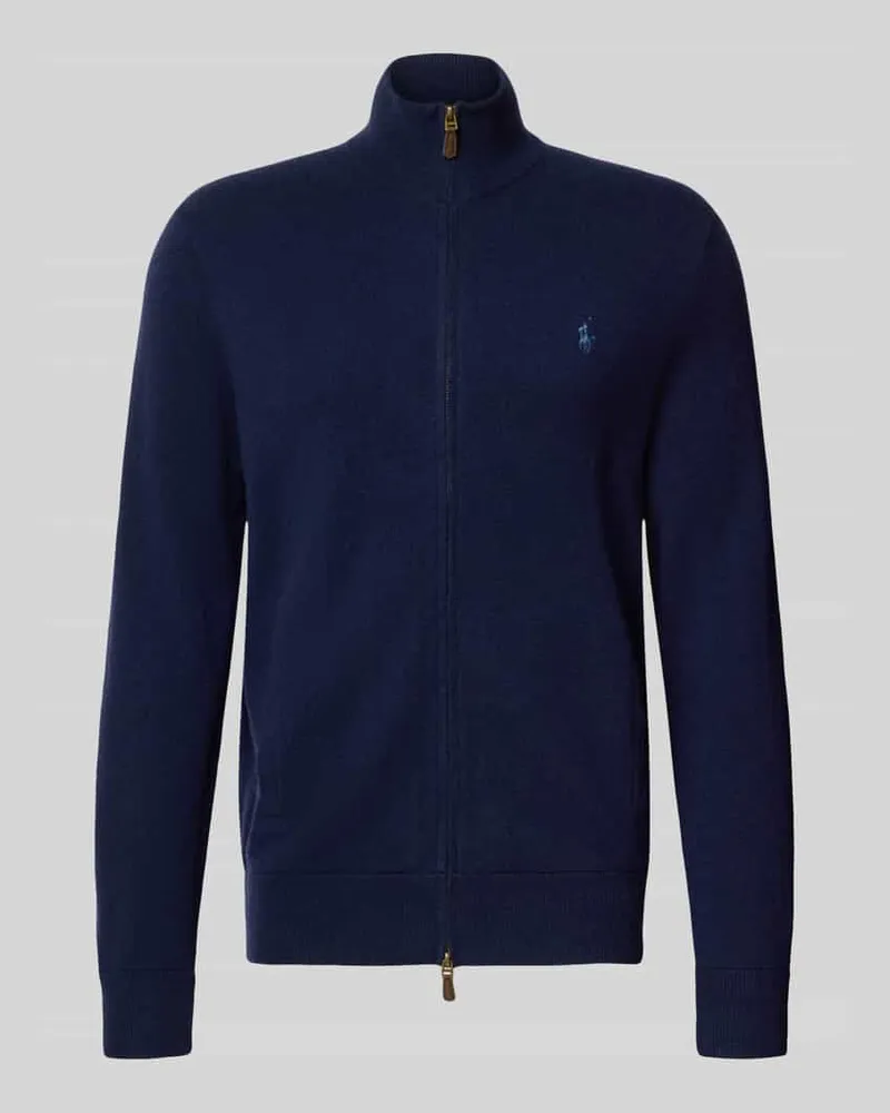 Ralph Lauren Wolljacke mit Stehkragen Marine
