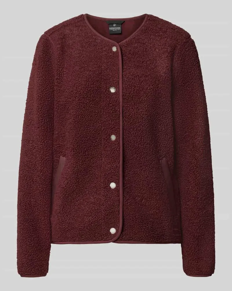 Didriksons 1913 Regular Fit Jacke mit Strukturmuster Modell 'Selma Bordeaux