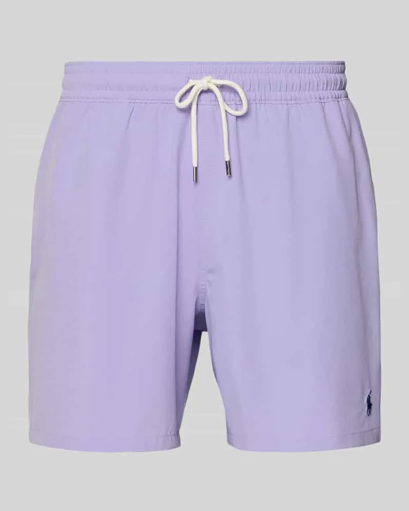 Ralph Lauren Badehose mit elastischem Bund Flieder