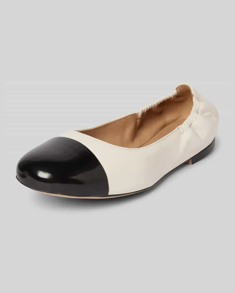 Högl Ballerinas mit Raffung Modell 'BALLET Ecru