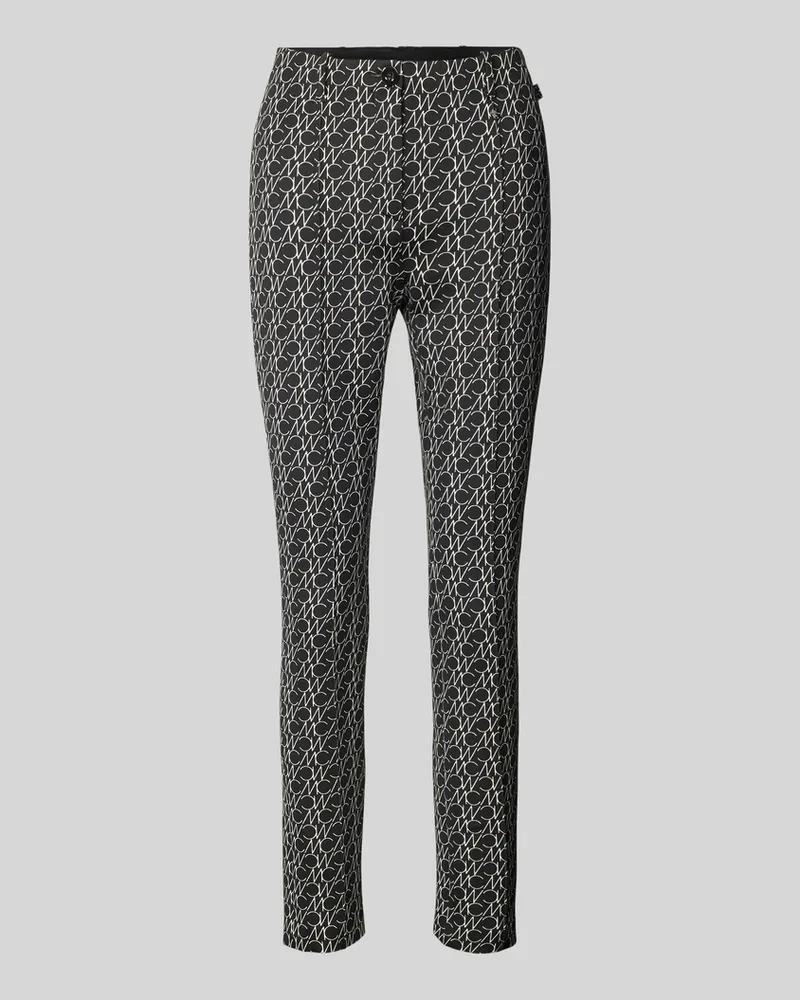 Marc Cain Slim Fit Hose in verkürzter Passform Black