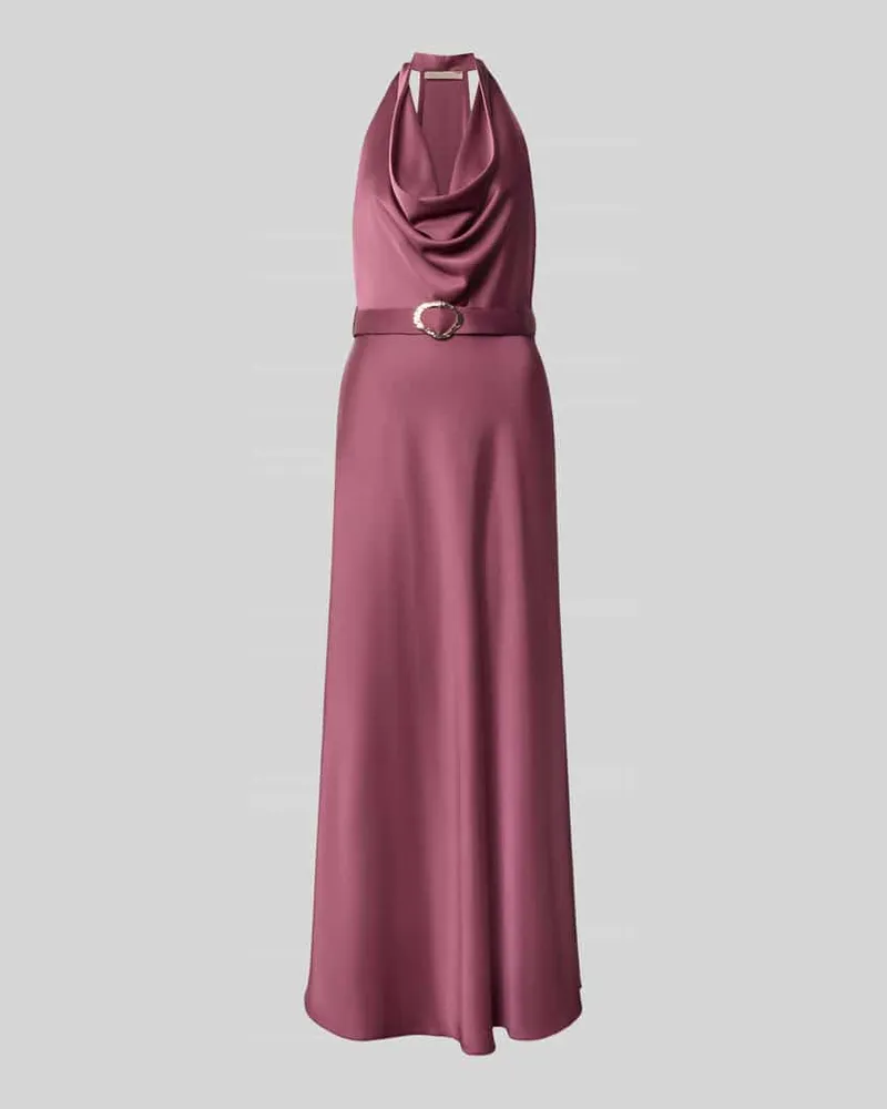 Rinascimento Abendkleid mit Neckholder Altrosa