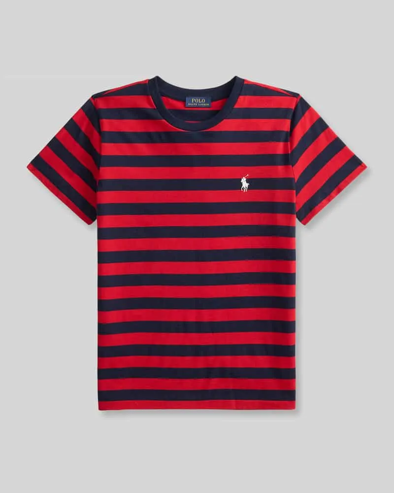 Ralph Lauren Regular Fit T-Shirt aus reiner Baumwolle Rot