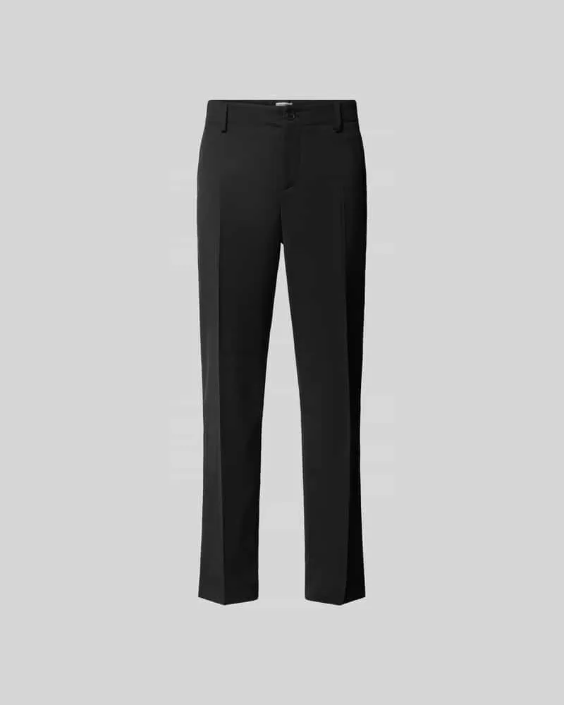 Filippa K Slim Fit Anzughose mit Woll-Anteil Black