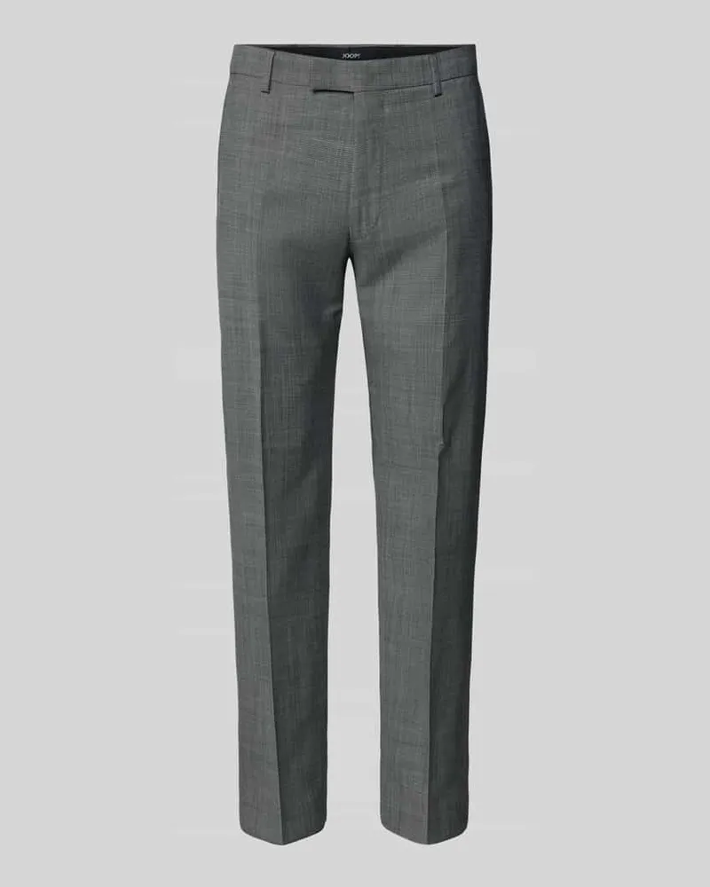 JOOP! Slim Fit Anzughose mit Gürtelschlaufen Modell 'Blayr Mittelgrau