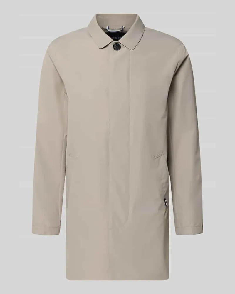 Matinique Kurzmantel mit verdeckter Knopfleiste Modell 'miles Taupe